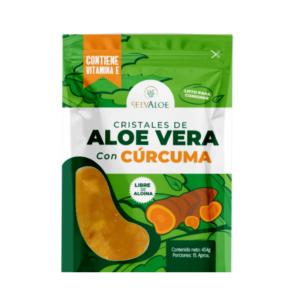 Cristales de Aloe Vera con Cúrcuma
